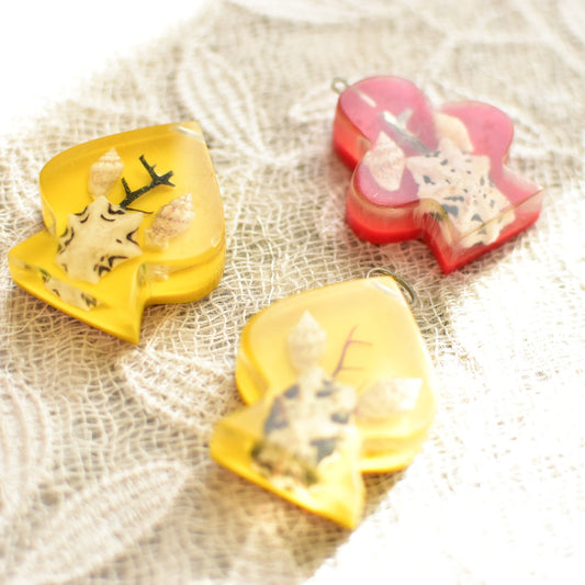 3個セット 昭和レトロポップ 樹脂製のチャーム