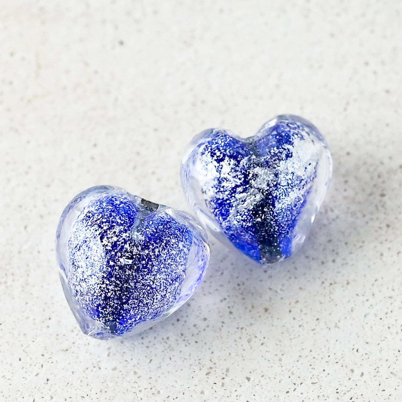 ベネチアンガラスビーズ ハート形 12mm 新作 カドーロ