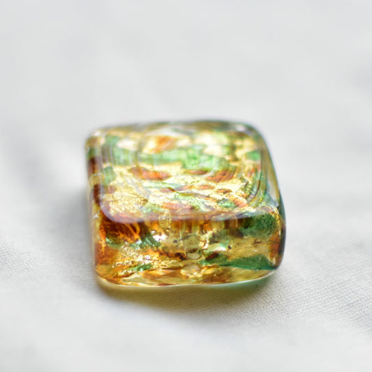 ベネチアンガラスビーズ ツィスト型 レア品 28ミリ