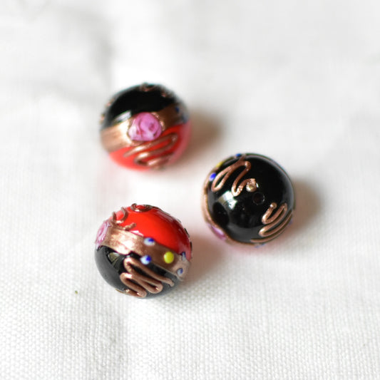 SALE ベネチアンガラスビーズ フィオラート 16ミリ