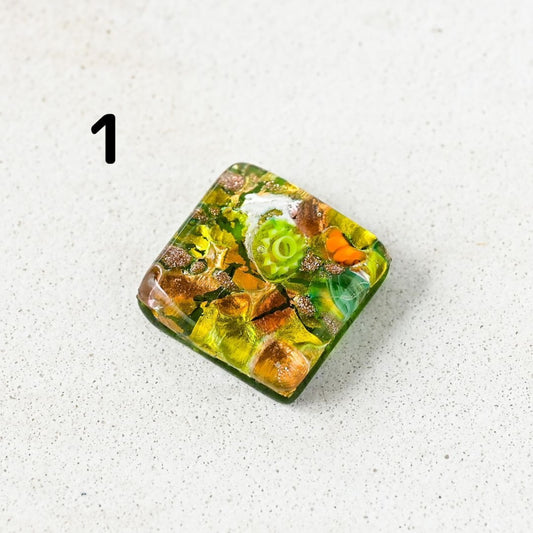 ベネチアンガラス 貼り付けパーツ カボション 2㎝