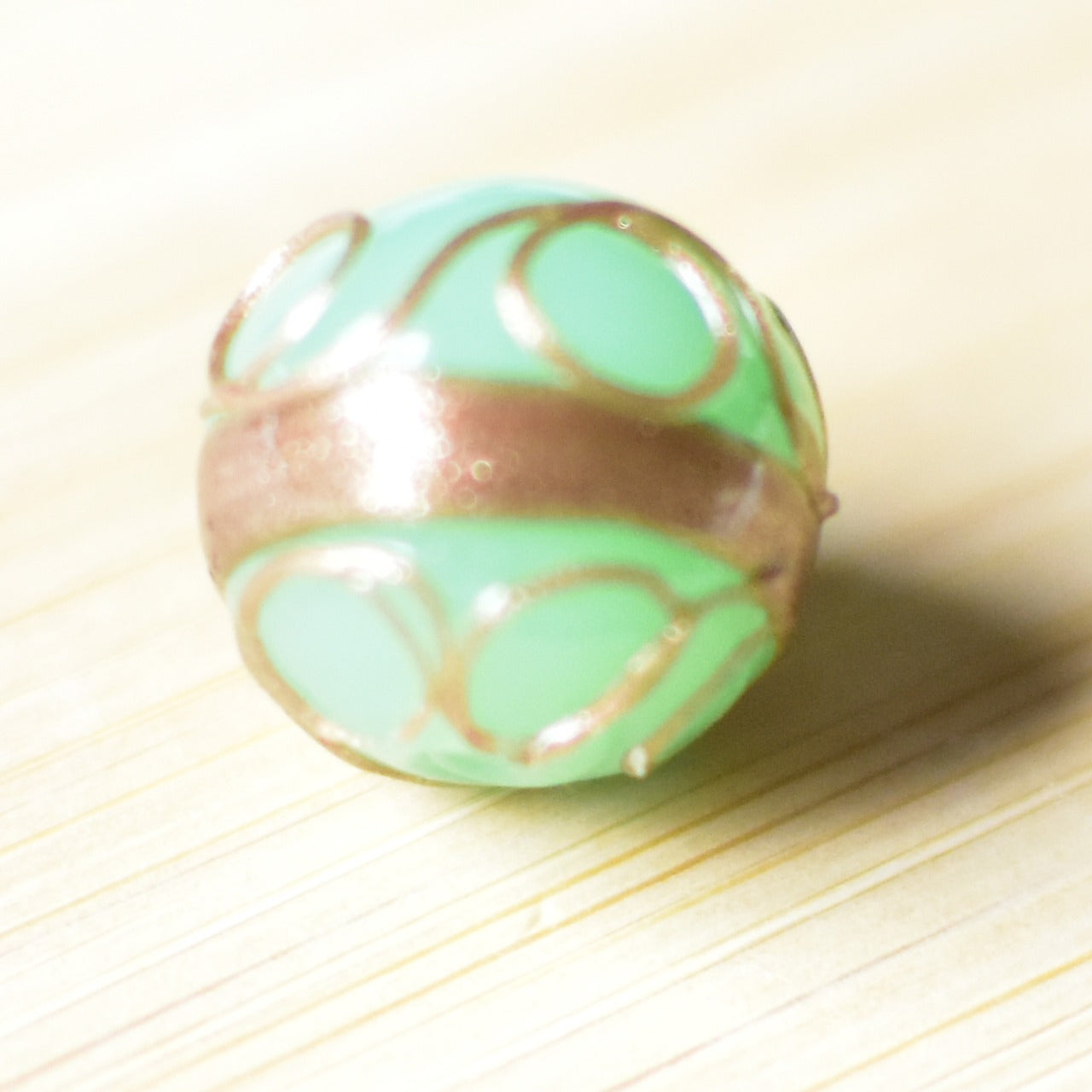 ベネチアンガラスミリ ミルキーグリーン フィオラート 20ミリ