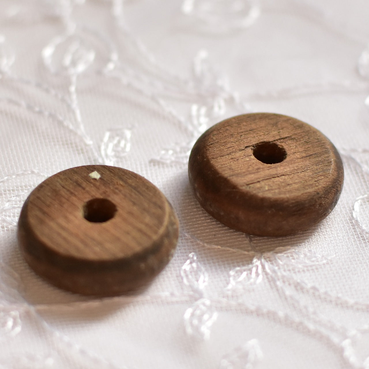 2個セット アンティーク 日本製 ウッドビーズ