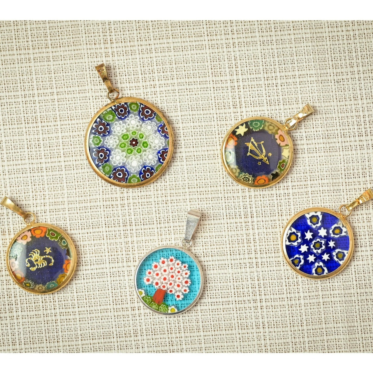 ベネチアンガラス ペンダントトップ ムリーナ