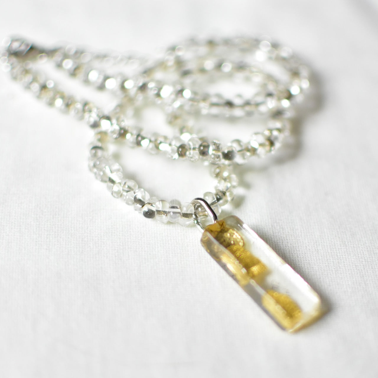 ベネチアンガラスカフスボタン ペンダント