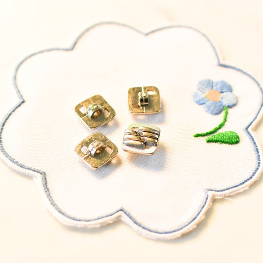 4つセット 13ミリ ヴィンテージボタン 日本製