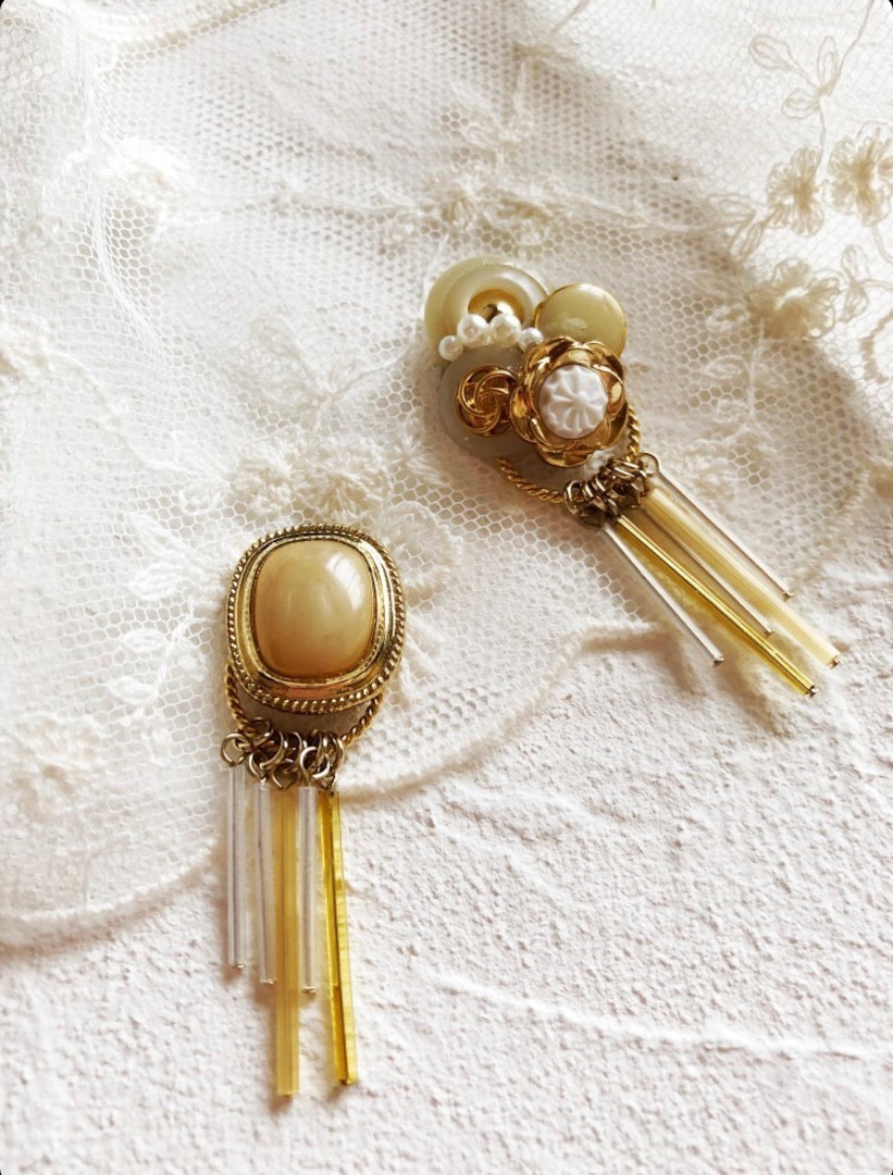 竹ビーズ ムラーノガラス 1950年代 10本 赤　ベネチアンコンテリエ