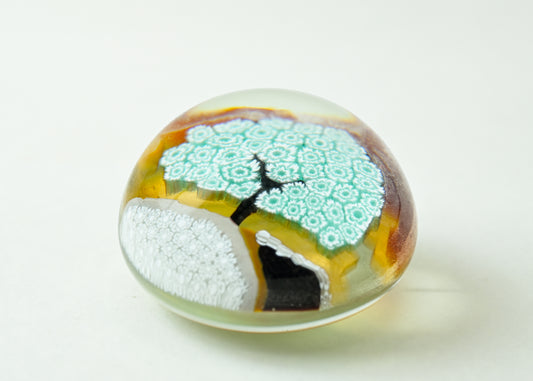 ミルフィオリ　ペーパーウェイト　ベネチアンガラス