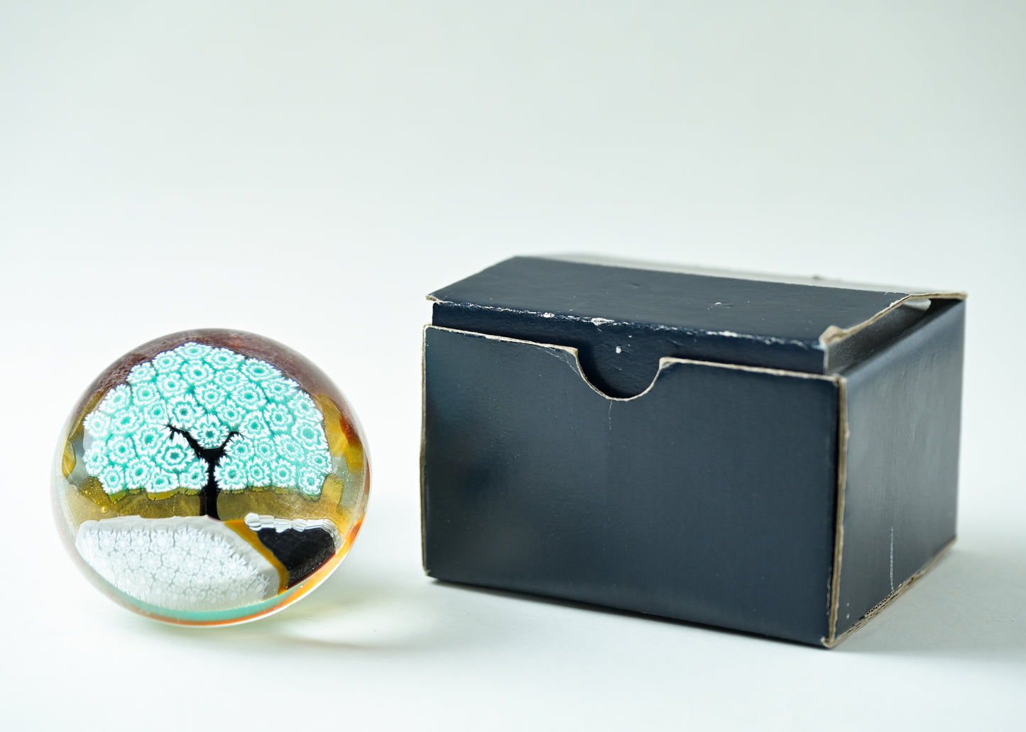 ミルフィオリ　ペーパーウェイト　ベネチアンガラス