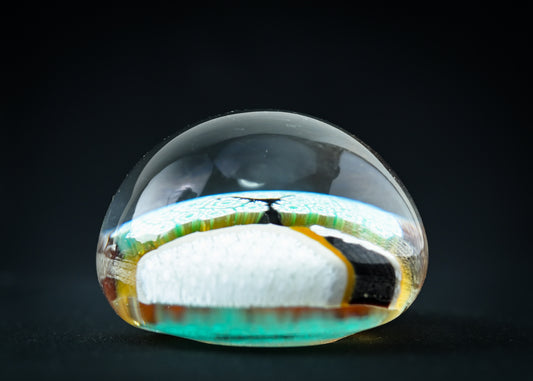 ミルフィオリ　ペーパーウェイト　ベネチアンガラス