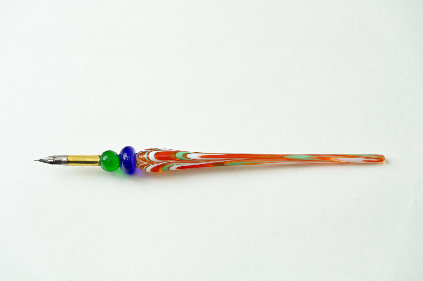 ベネチアンガラス ペン　クリスマスプレゼント　北イタリア工芸品