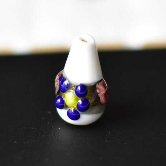 ベネチアンガラスビーズ　しずく型ビーズ　