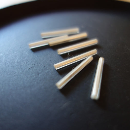 竹ビーズ ムラーノガラス 　パスタ　1950年代 　10本　ベネチアンコンテリエ