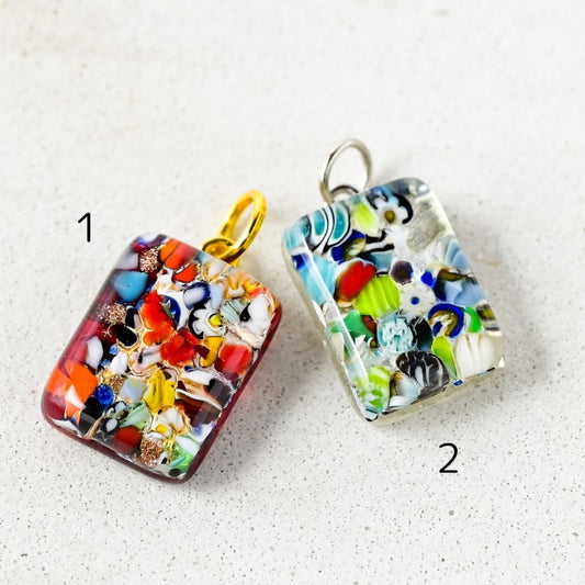 ベネチアンガラス　ペンダントトップ　ミニサイズ