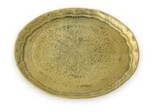 真鍮のアンティーク風トレイ　イベントディスプレイ　小物置き場