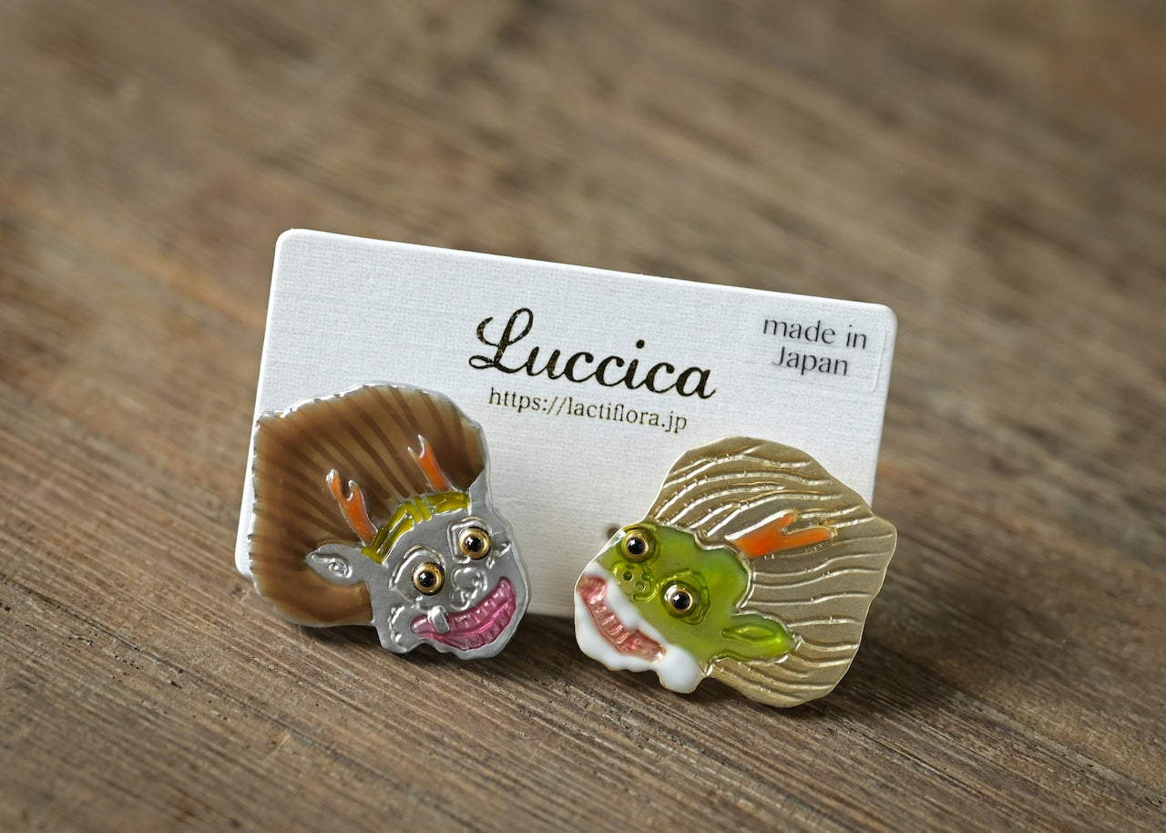 風神雷神ピアス