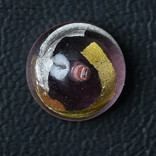 ベネチアンガラスの貼り付けカボションパーツ　