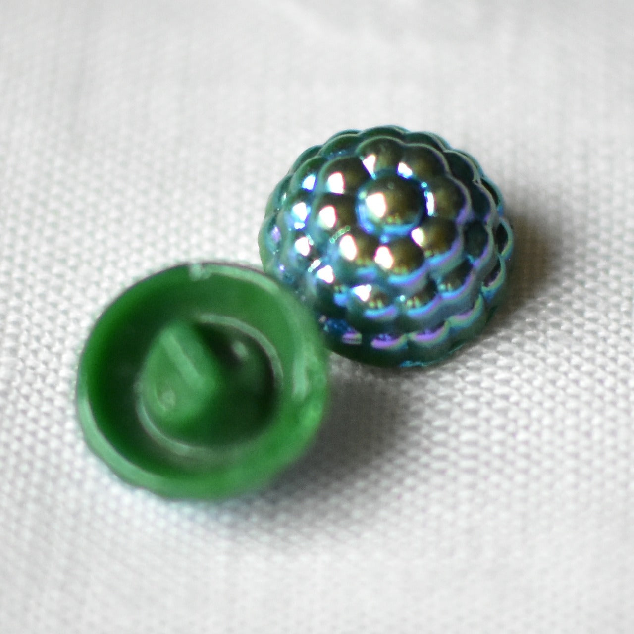 2個セット チェコボタン 1㎝ グリーン