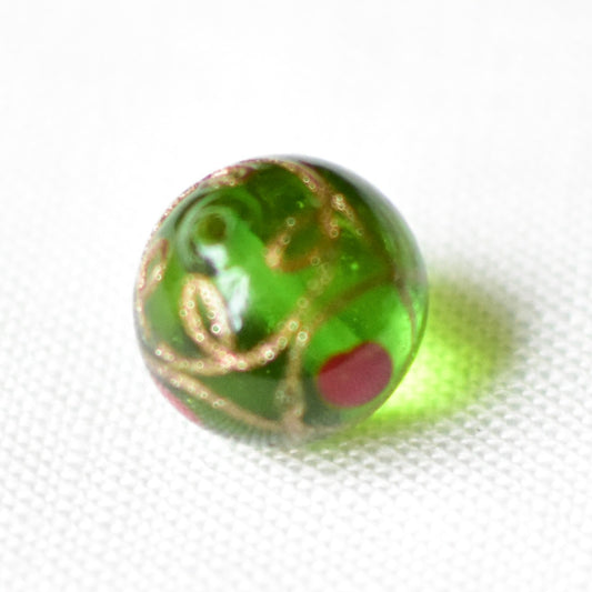 ベネチアンガラス12ミリ　　グリーン　ミロ