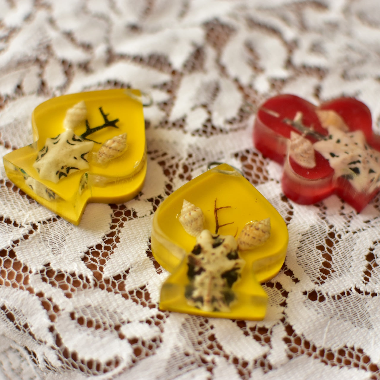 ３個セット　昭和レトロポップ　樹脂製のチャーム　