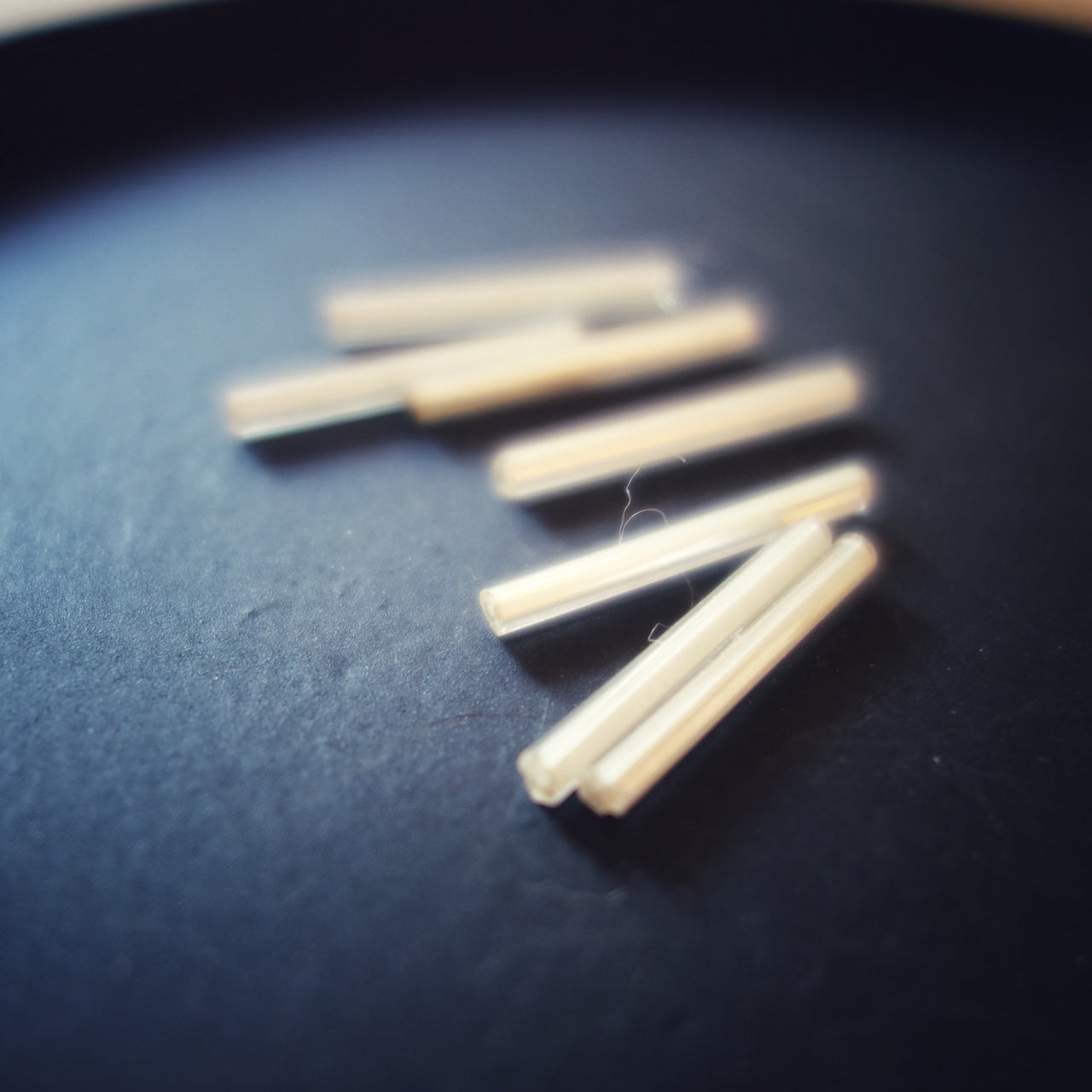 竹ビーズ ムラーノガラス 　パスタ　1950年代 　10本　ベネチアンコンテリエ