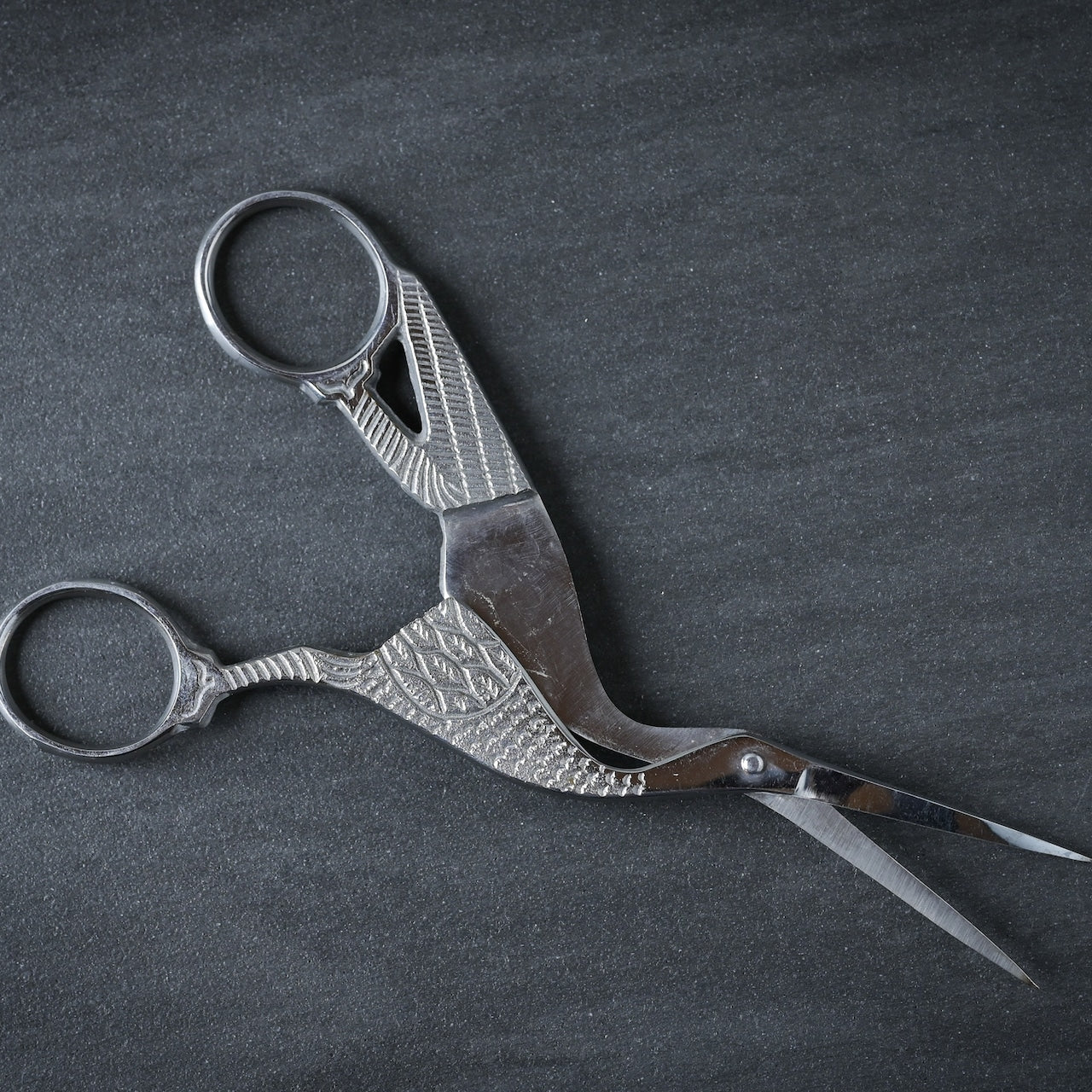 真鍮のハサミ　鳥の形 　ウズベキスタン工芸品　ブハラのハサミ