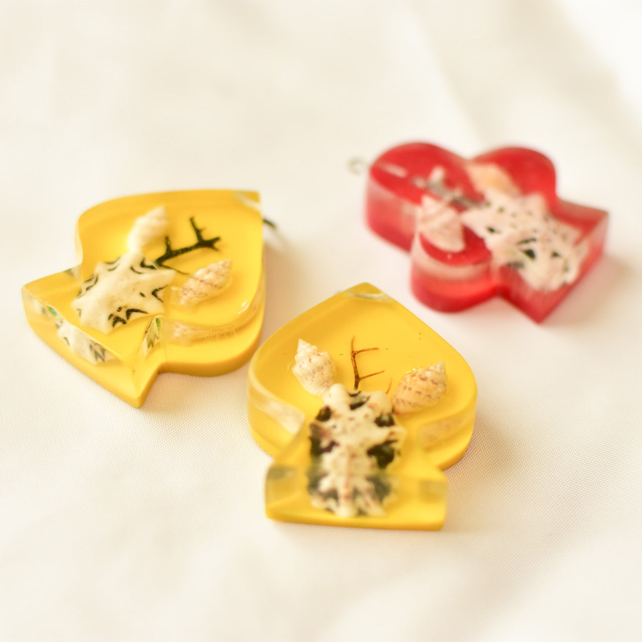 ３個セット　昭和レトロポップ　樹脂製のチャーム　