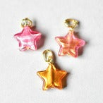 ベネチアンガラスビーズ　星形ビーズチャーム