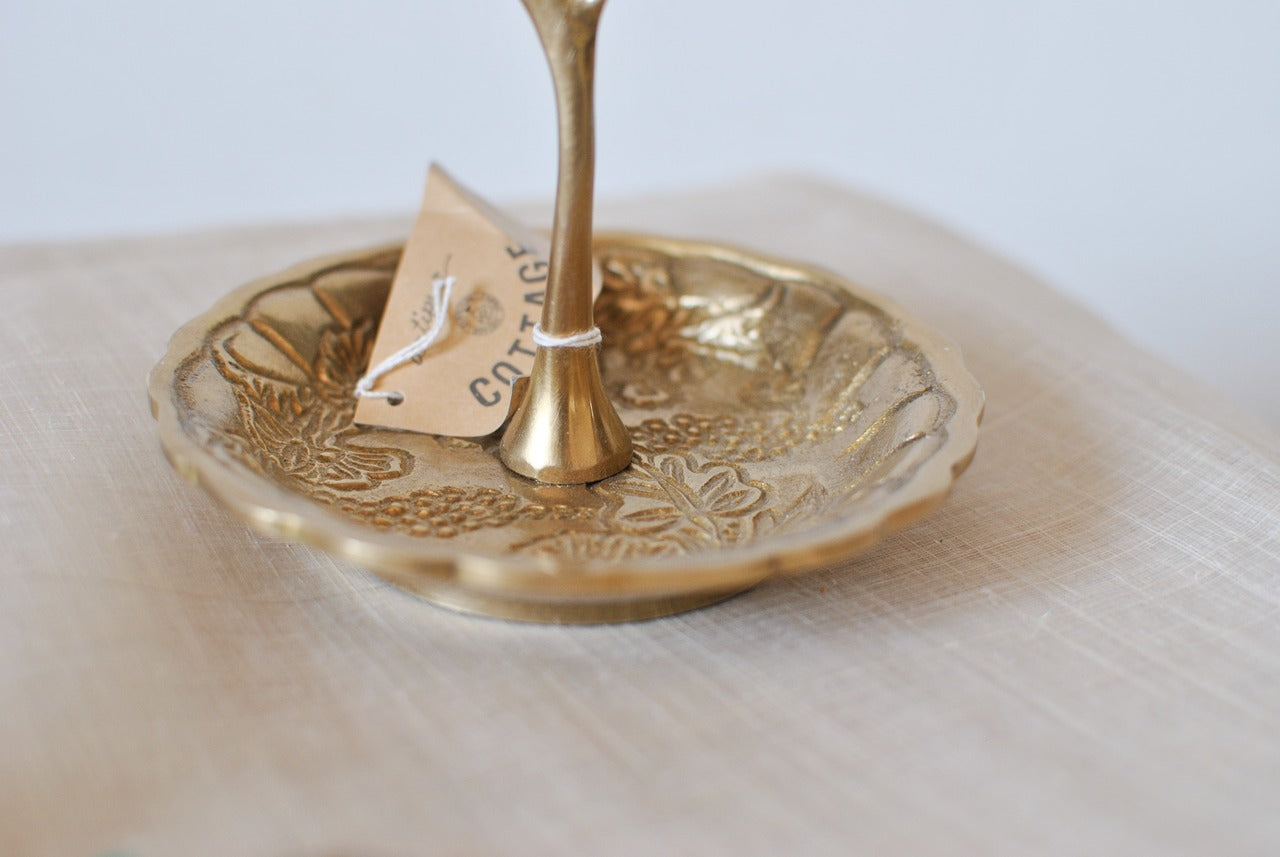 アクセサリースタンド　片付け苦手な方必見とりあえず置くだけでも映える！　真鍮製　インテリア　小物入れ