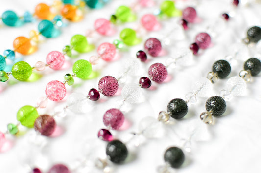 キャンディネックレス　ベネチアンビーズ　レア　パーツ取りにおすすめ　お得