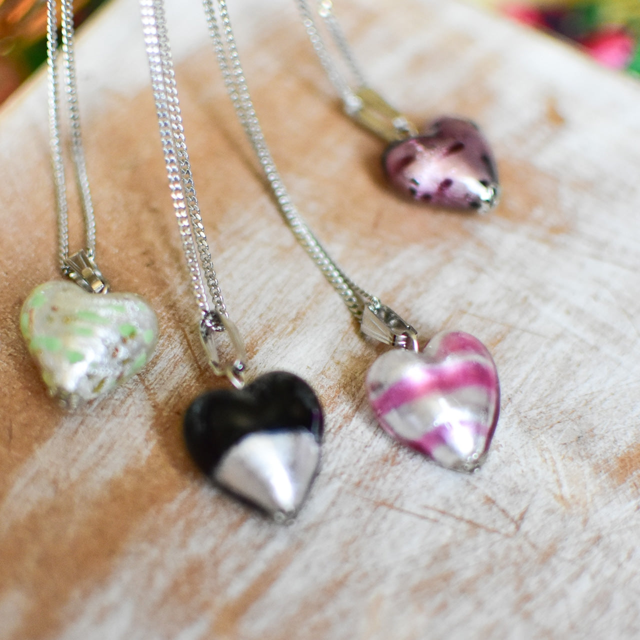 ベネチアンガラスビーズネックレス SALE お試しペンダント