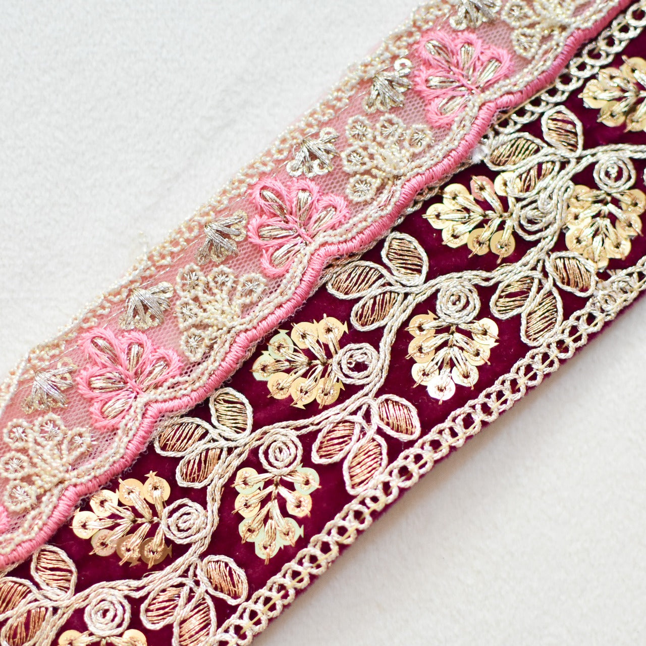 インドの刺繍リボン（お好きな柄を1メートル）