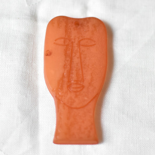 イタリア　アクリルパーツ　オレンジ顔