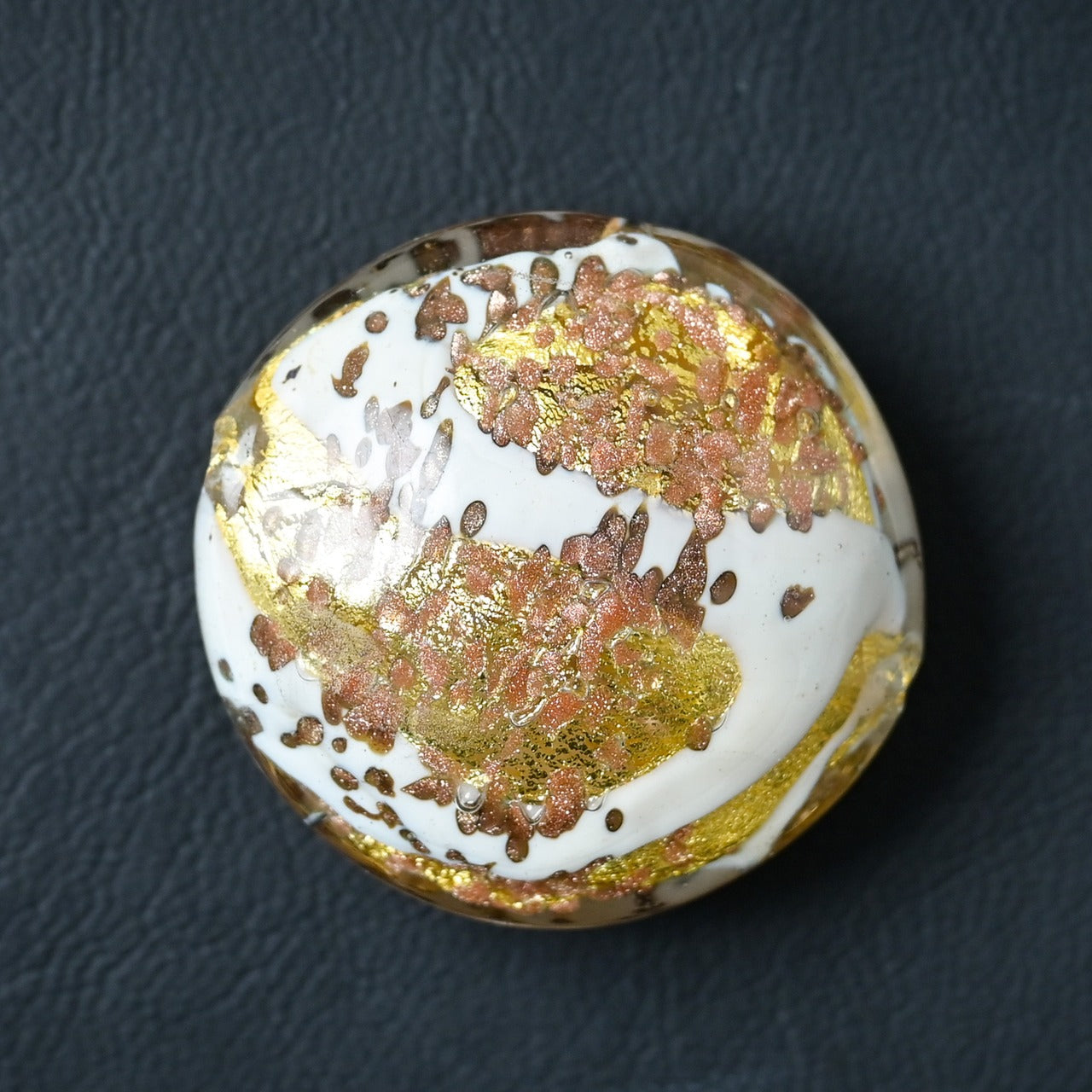 大きめベネチアンガラスビーズ　丸形