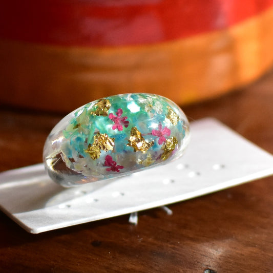 モネ　睡蓮モチーフ　リング　