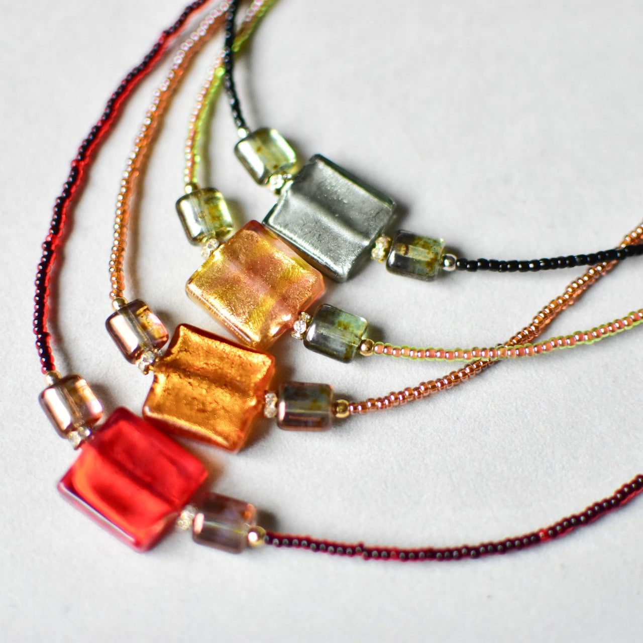 ベネチアンガラス ネックレス　ペンダント　ベネチアンガラスアクセサリー