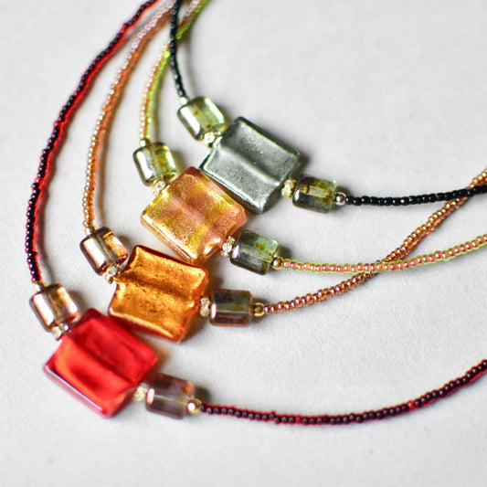 ベネチアンガラス ネックレス　ペンダント　ベネチアンガラスアクセサリー