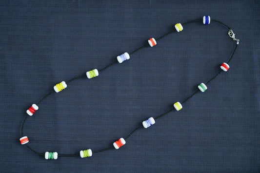 存在感抜群！！糸巻のネックレス