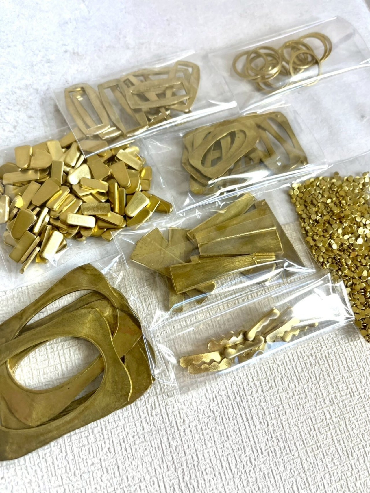 真鍮端材パーツセット　クリエイターセット