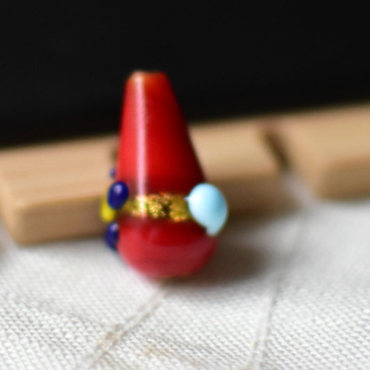 ベネチアンガラスビーズ　しずく型ビーズ　