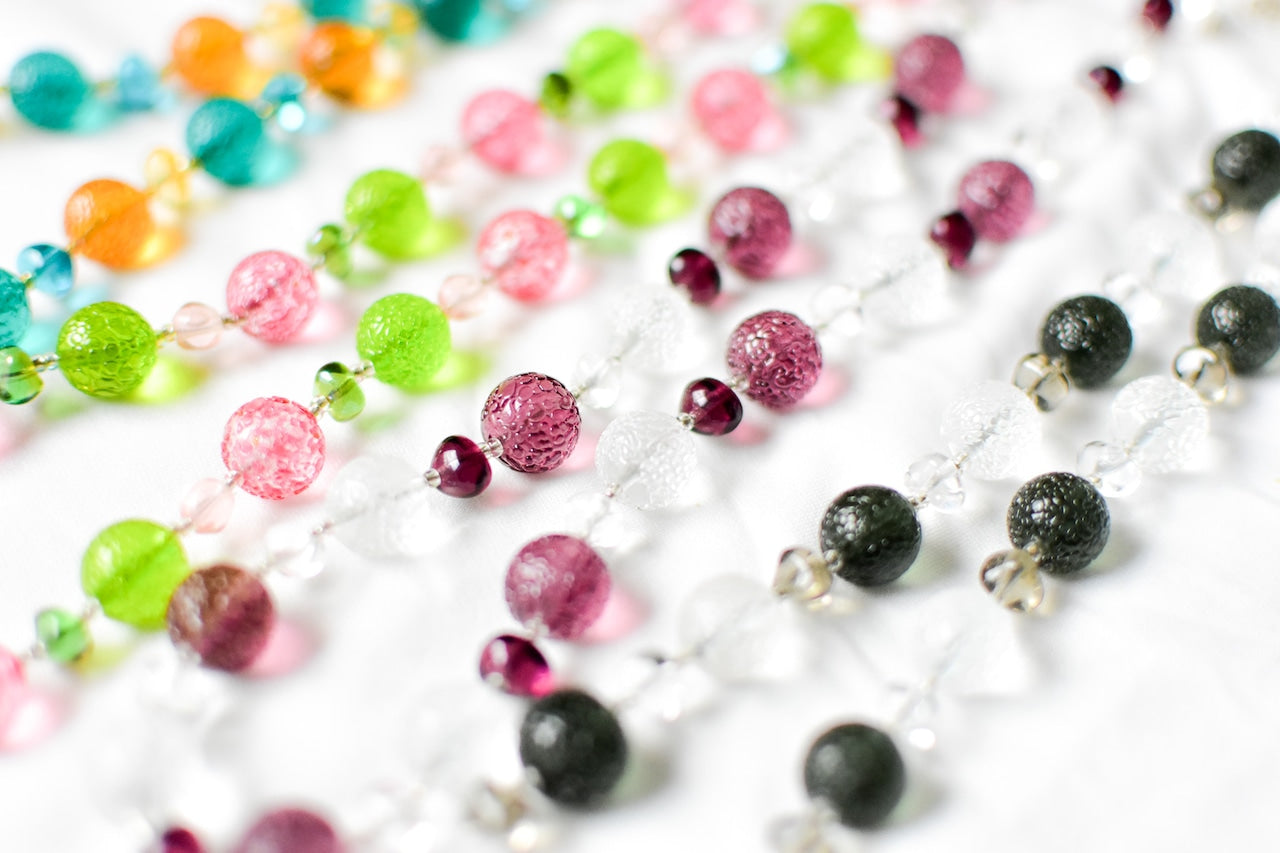 キャンディネックレス　ベネチアンビーズ　レア　パーツ取りにおすすめ　お得