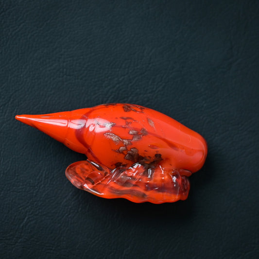 匠の技　貝殻の形のベネチアンガラスビーズ　