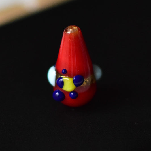 ベネチアンガラスビーズ　しずく型ビーズ　