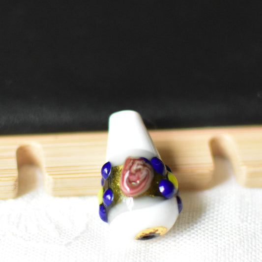 ベネチアンガラスビーズ　しずく型ビーズ　