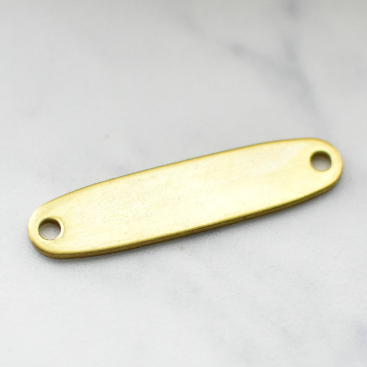 真鍮のタグ　両穴　日本製