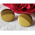 フランスのヴィンテージボタン　カフェ　メタル